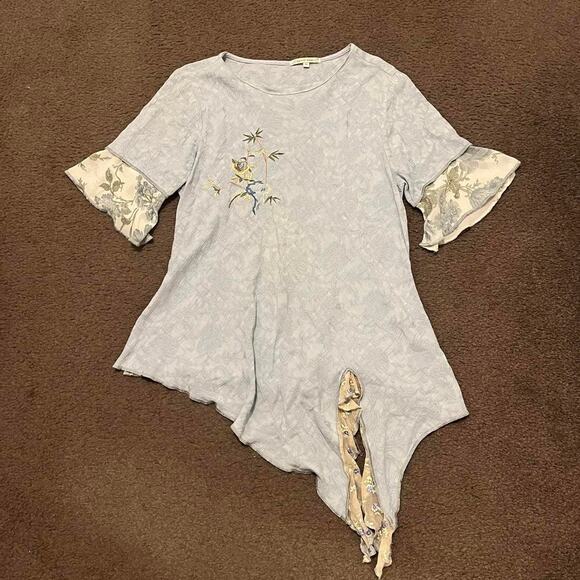 Y2K Spencer Alexis Fairy Asymmetrical Top - Picture 2 of 7